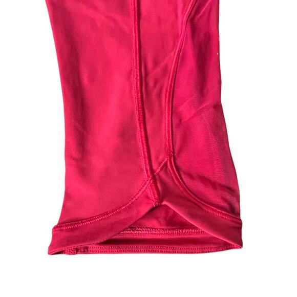 Lululemon Sun Runner Crop Leggings 17" Fuchsia Pink Size 6 - Picture 9 of 12